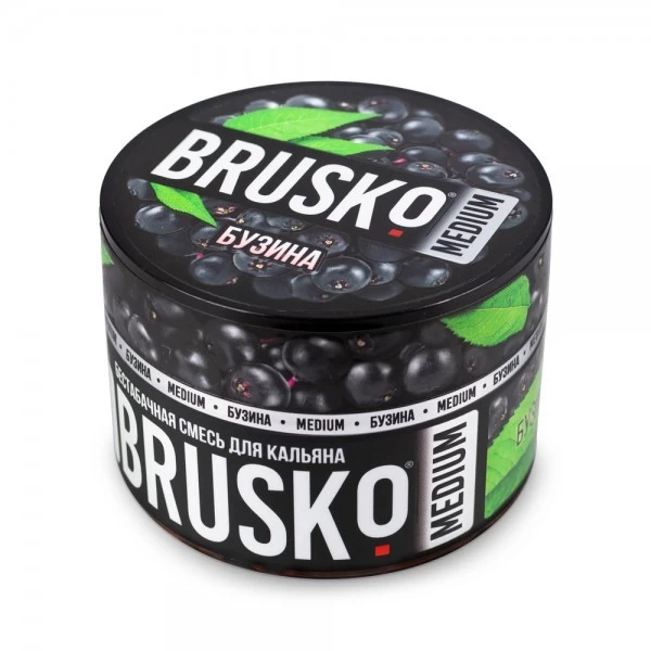 Безтютюнова Суміш Brusko Medium Line Бузина 50 гр