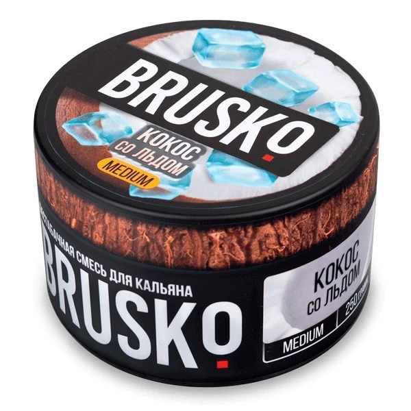 Безтютюнова Суміш Brusko Medium Line Кокос Лід 250 гр