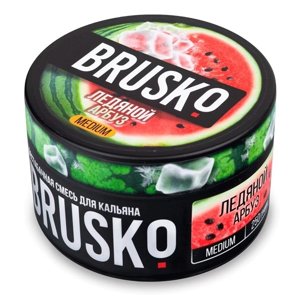 Безтютюнова Суміш Brusko Medium Line Лід Арбуз 250 гр