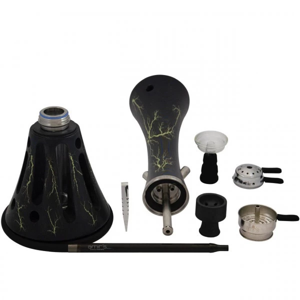 Кальян AMY AMIRS Luxury Hookahs 1201 BK-TR (Прозорий)