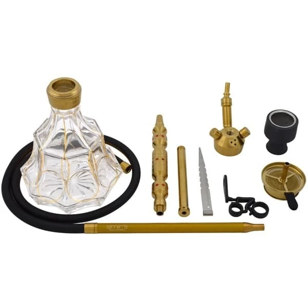 Кальян AMY AMIRS Luxury Hookahs 901 TGD.RD-TRGD (Золотий)