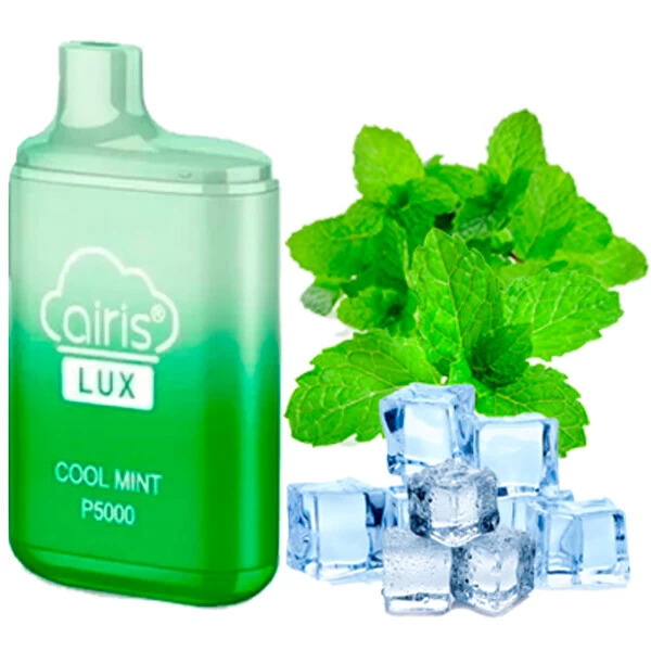 Одноразова електронна сигарета Airis Lux Cool Mint (Кул М'ята) (P5000 Затяжок)