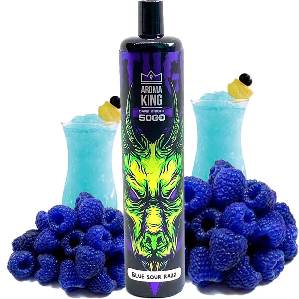 Одноразова електронна сигарета Aroma King Blue Sour Razz (Блу Сауер Разз) (5000 Затяжок)