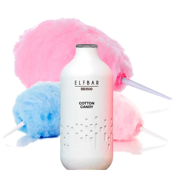 Одноразова електронна сигарета Elf Bar BB Cotton Candy (Цукрова Вата) (3500 Затяжок)