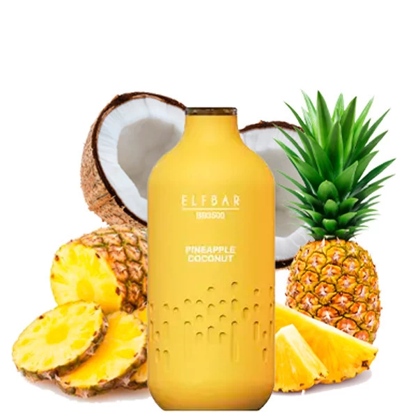 Одноразова електронна сигарета Elf Bar BB Pineapple Coconut (Ананас Кокос) (3500 Затяжок)