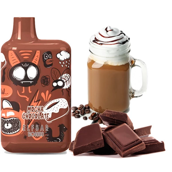 Одноразова електронна сигарета Elf Bar BC Mocha Chocolate (Мокко Шоколад) (4000 Затяжек) LE