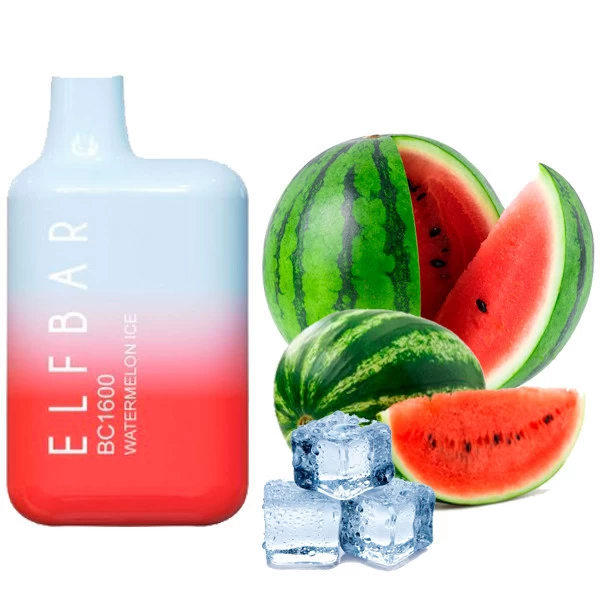 Одноразова електронна сигарета Elf Bar BC Watermelon Ice (Арбуз Лід) (1600 Затяжок)