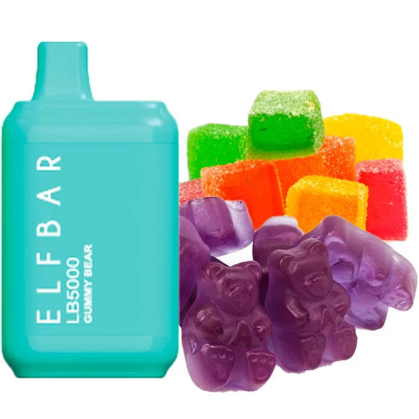 Одноразова електронна сигарета Elf Bar LB Gummy Bear (Мармелад Ведмедик) (5000 Затяжок)