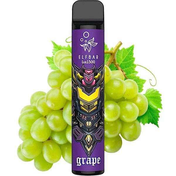 Одноразова електронна сигарета Elf Bar Lux Grape (Виноград) (1500 Затяжок)