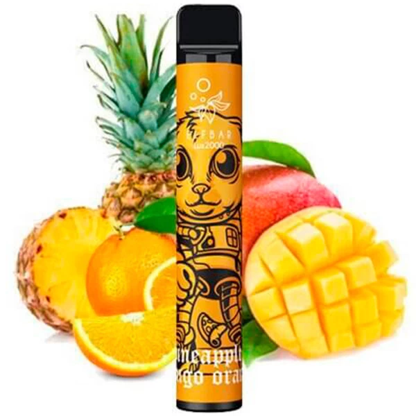 Одноразова електронна сигарета Elf Bar Lux Pineapple Mango Orange (Ананас Манго Апельсин) (2000 Затяжок)