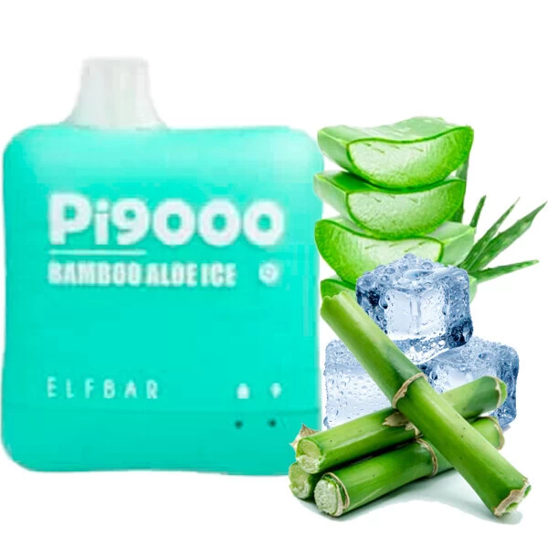 Одноразова електронна сигарета Elf Bar Pi Bamboo Aloe Ice (Бамбук Алое Лід) (9000 Затяжок)