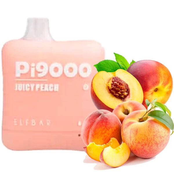 Одноразова електронна сигарета Elf Bar Pi Juicy Peach (Джусі Персик) (9000 Затяжок)