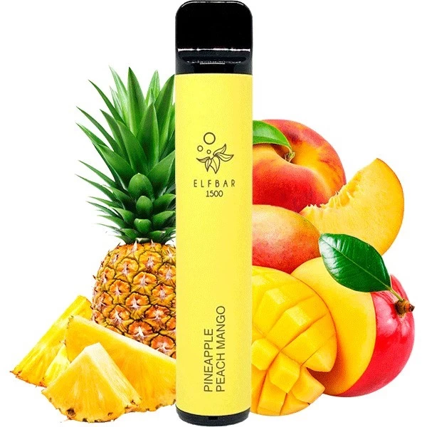 Одноразова електронна сигарета Elf Bar Pineapple Peach Mango (Ананас Персик Манго) (1500 Затяжок)