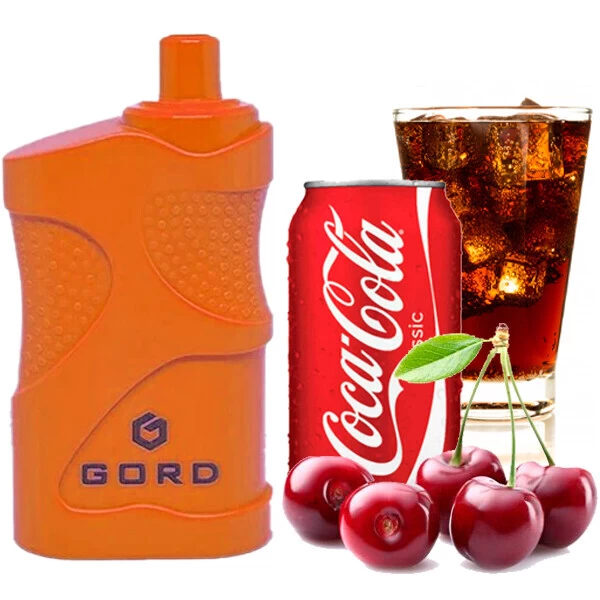 Одноразова електронна сигарета GORD Cherry Cola (Вишня Кола) (4000 Затяжок)