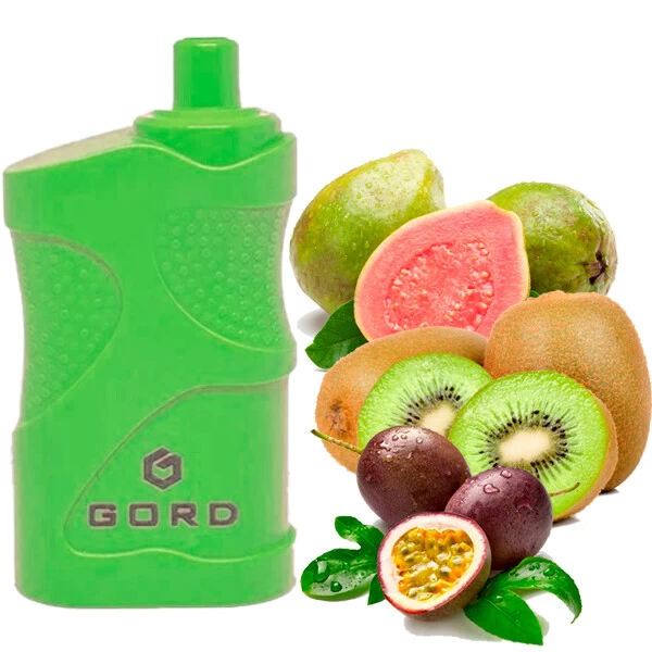 Одноразова електронна сигарета GORD Kiwi Passionfruit Guava (Ківі Маракуя Гуава) (4000 Затяжок)