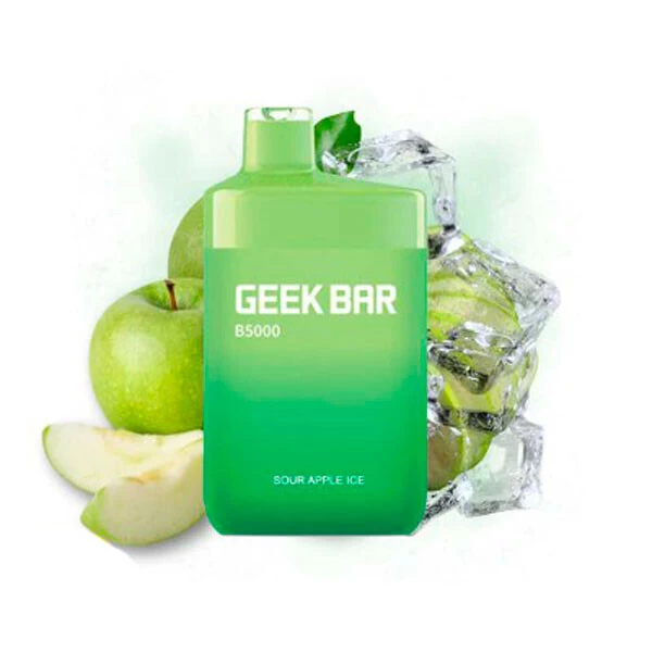 Одноразова електронна сигарета Geek Bar Sour Apple Ice (Сауер Яблуко Лід) (5000 Затяжок)