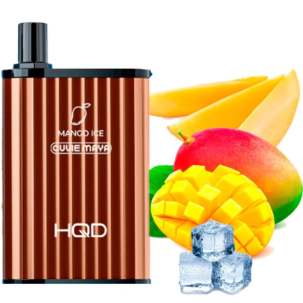 Одноразова електронна сигарета HQD Cuvie Maya Mango Ice (Манго Лід) (6000 Затяжок)