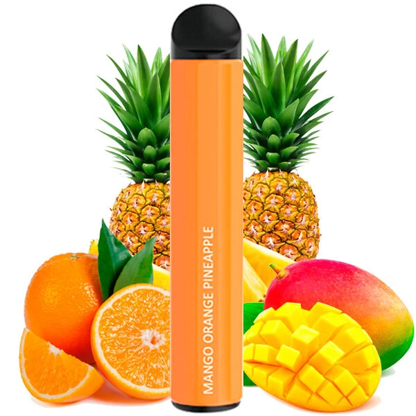 Одноразова електронна сигарета Hugo Vapor Supro III Mango Orange Pineapple (Манго Апельсин Ананас) (1500 Затяжок)