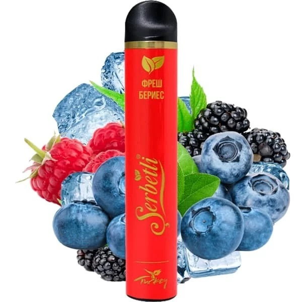 Одноразова електронна сигарета Serbetli Fresh Berries (1200 затяжок)