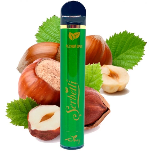 Одноразова електронна сигарета Serbetli Hazelnut (Лісовий Горіх) (1200 Затяжок)