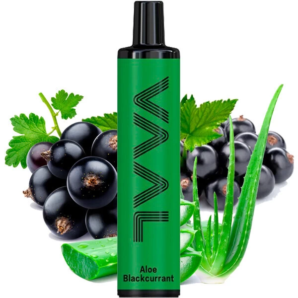 Одноразова електронна сигарета VAAL Aloe Blackcurrant (Алое Чорна Смородина) (1500 Затяжок)