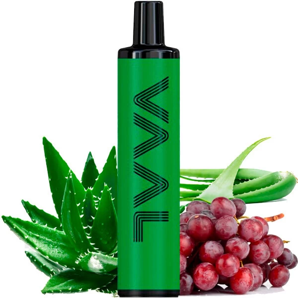 Одноразова електронна сигарета VAAL Aloe Grape (Алое Виноград) (2500M Затяжок)