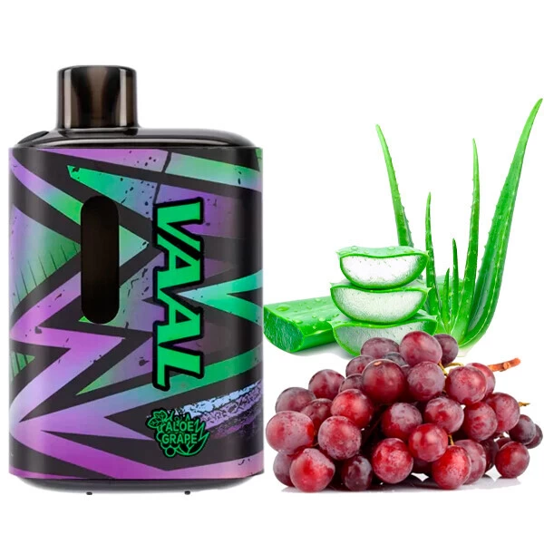 Одноразова електронна сигарета VAAL Aloe Grape (Алое Виноград) (E5000 Затяжок)