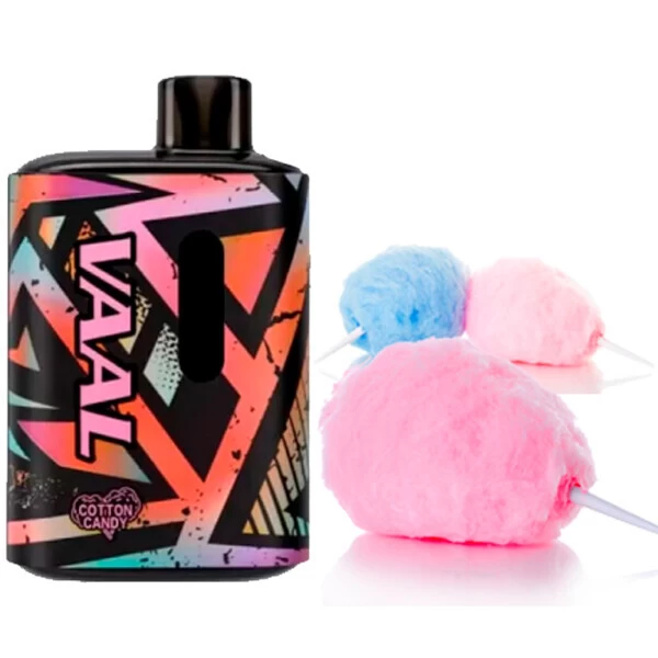 Одноразова електронна сигарета VAAL Cotton Candy (Цукрова Вата) (E5000 Затяжок)