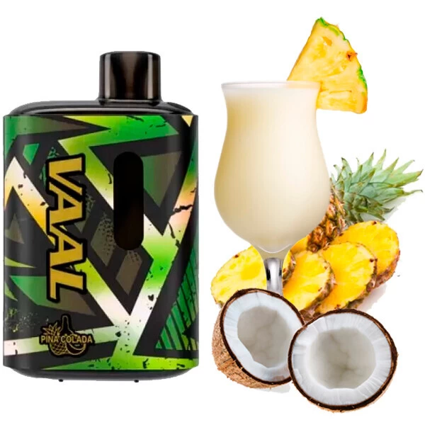 Одноразова електронна сигарета VAAL Pina Colada (Піна Колада) (E5000 Затяжок)