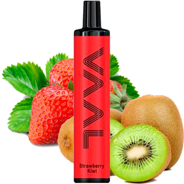 Одноразова електронна сигарета VAAL Strawberry Kiwi (Полуниця Ківі) (1500 Затяжок)