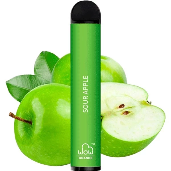 Одноразова електронна сигарета WOW Grande Sour Apple (Сауер Яблуко) (2500 Затяжок)