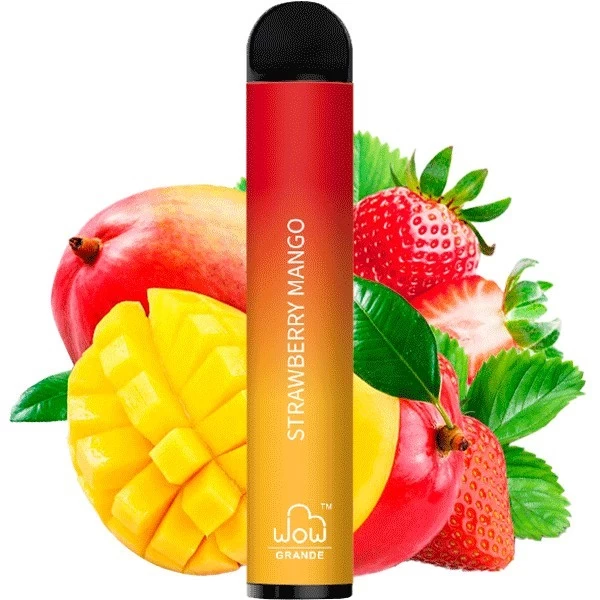 Одноразова електронна сигарета WOW Grande Strawberry Mango (Полуниця Манго) (2500 Затяжок)