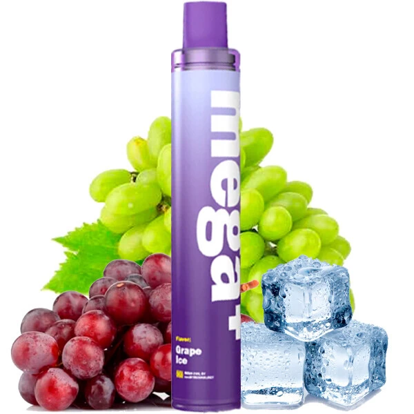 Одноразова електронна сигарета Wotofo Mega+ Grape Ice (Виноград Лід) (2500 Затяжок)