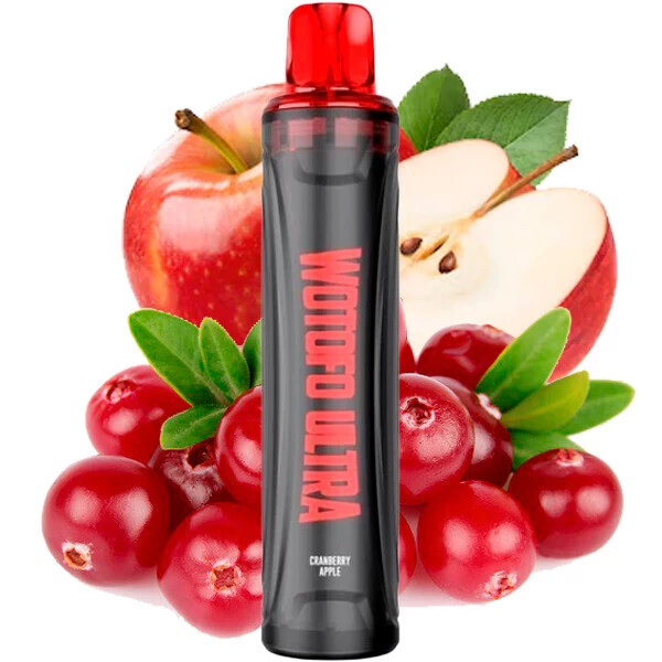 Одноразова електронна сигарета Wotofo Ultra Cranberry Apple (Журавлина Яблуко) (3000 Затяжок)