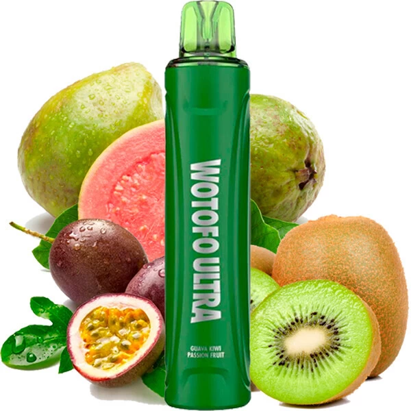 Одноразова електронна сигарета Wotofo Ultra Guava Kiwi Pasion Fruit (Гуава Ківі Маракуя) (3000 Затяжок)