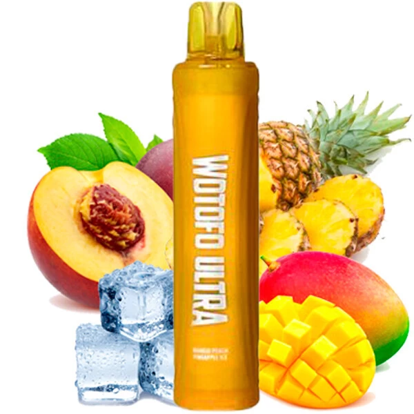 Одноразова електронна сигарета Wotofo Ultra Mango Peach Pineapple Ice (Манго Персик Ананас Лід) (3000 Затяжок)