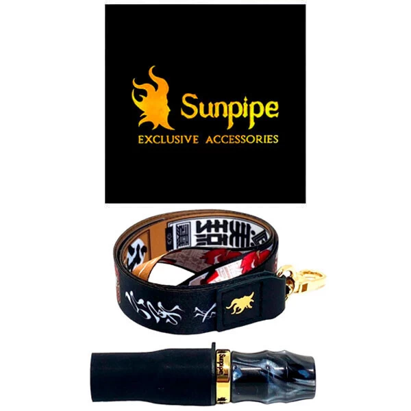 Персональний мундштук в упаковці Sunpipe Premium Samurai Mini (Чорний)