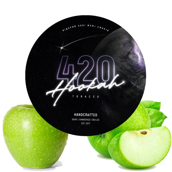 Тютюн 4:20 Dark Line Apple Squirt (Яблуко) 250 гр