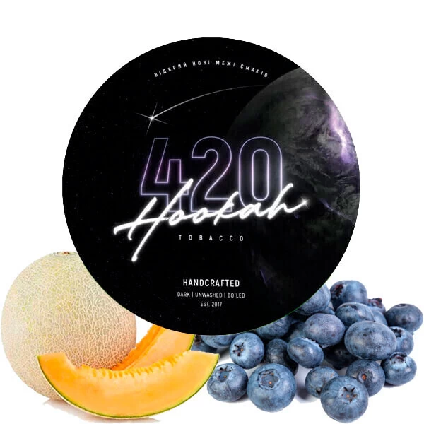 Тютюн 420 Dark Line Blueberry Melon (Чорниця Диня) 100 гр