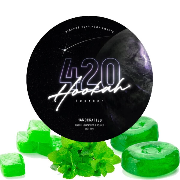 Тютюн 420 Dark Line Candy Mint (Льодяник М'ята) 40 гр