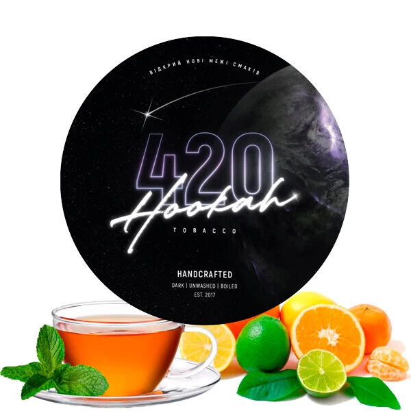 Табак 420 Dark Line Citrus Tea (Цитрус Чай) 250 гр