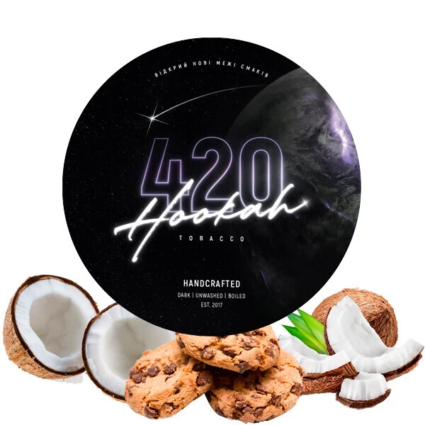 Тютюн 4:20 Dark Line Coconut Cookies (Кокос Печиво) 100 гр