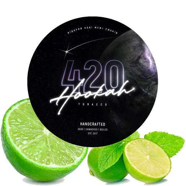 Тютюн 420 Dark Line Lime (Лайм) 100 гр