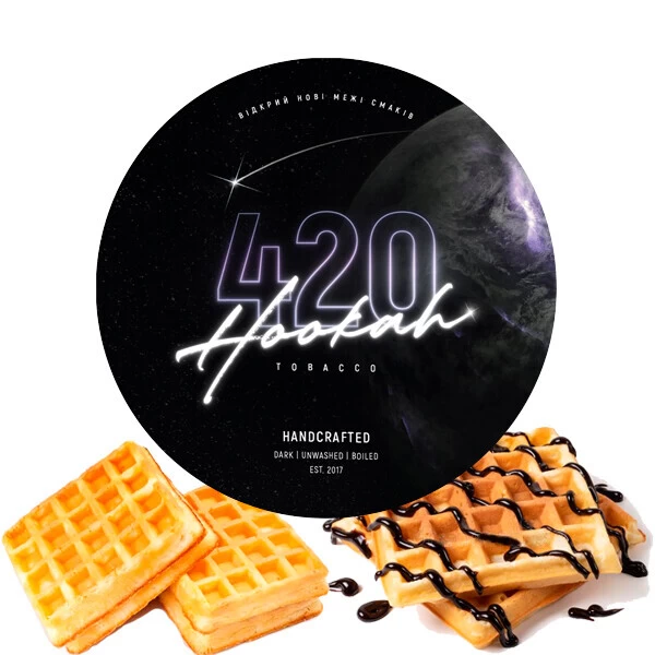 Тютюн 4:20 Dark Line Waffle (Вафлі) 100 гр