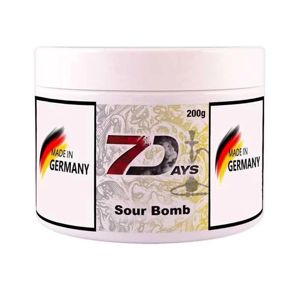 Тютюн 7 Days Sour Bomb (Зелене Яблуко Лайм) 200гр