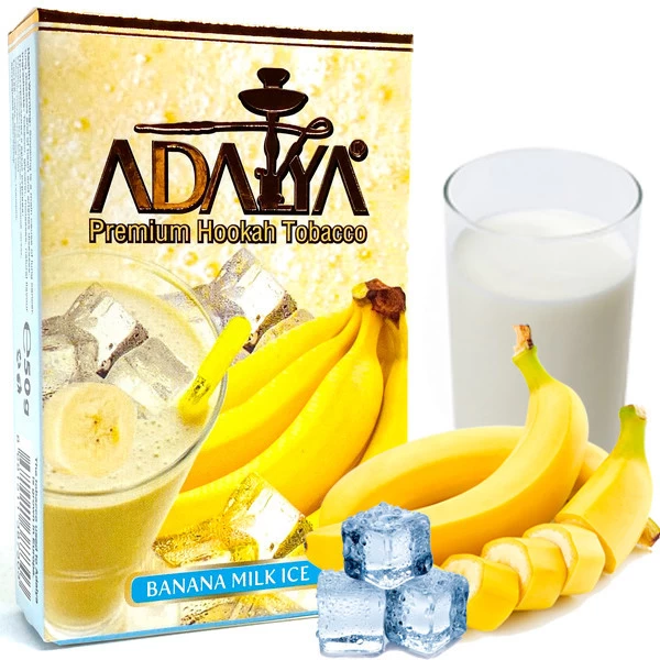 Тютюн Adalya Banana Milk Ice (Банано-Молочний Коктейль Лід) 50гр