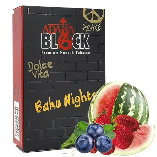 Тютюн Adalya Black Baku Nights (Баку Ночі) 50гр