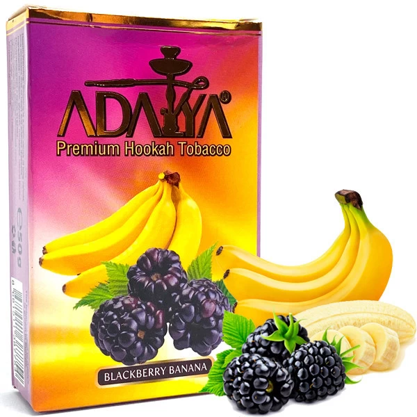 Тютюн Adalya Blackberry Banana (Ожина Банан) 50гр