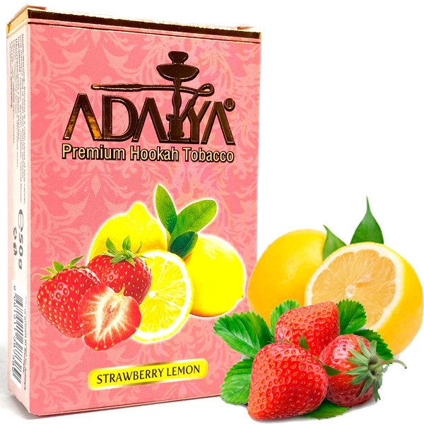 Тютюн Adalya Strawberry Lemon (Полуниця Лимон) 50гр