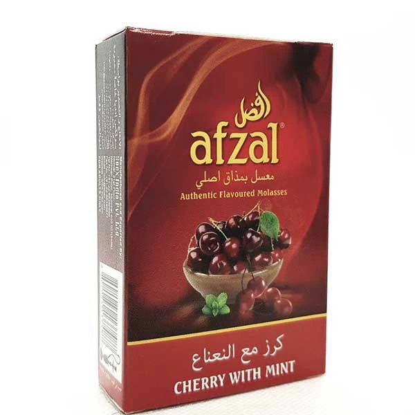 Тютюн Afzal Cherry with Mint (Черешня з М'ятою) 50гр